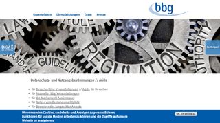 
                            10. Datenschutz | BBG-Online lhr Partner fuer erfolgreiche Kontakte in der ...