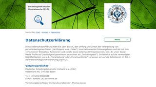 
                            5. Datenschutz - DSV Berufsverband | Deutscher Schädlingsbekämpfer ...