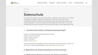 
                            12. Datenschutz - DVAG Deutsche Vermögensberatung