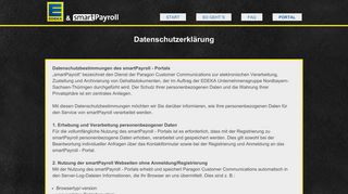 
                            4. Datenschutz - EDEKA smartPayroll - Portal