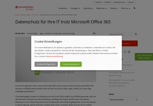 
                            6. Datenschutz für Ihre IT trotz Microsoft Office 365 - Univention Univention