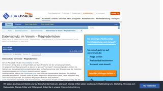 
                            3. ᐅ Datenschutz im Verein - Mitgliederlisten - Datenschutzrecht ...