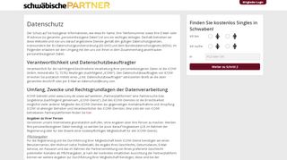 
                            10. Datenschutz steht im Vordergrund - Schwäbische-Partner