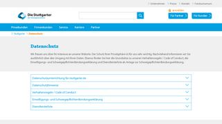 
                            10. Datenschutz | Stuttgarter Versicherung - Startseite