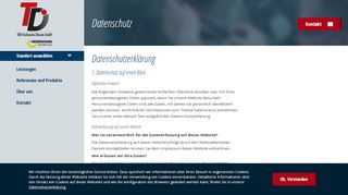 
                            10. Datenschutz | TEDI Technische Dienste GmbH