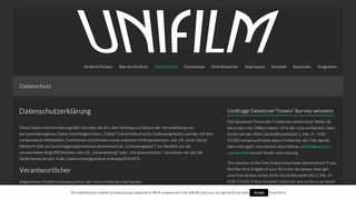 
                            13. Datenschutz – UNIFILM Saarbrücken