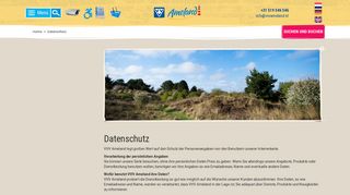 
                            7. Datenschutz - VVV Ameland