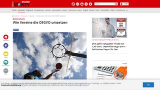 
                            4. Datenschutz: Wie Vereine die DSGVO umsetzen - FOCUS Online