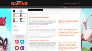 
                            3. Datenschutzeinstellungen - Instant-Gaming.com