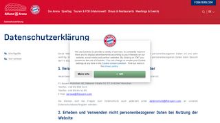 
                            10. Datenschutzerklärung - Allianz Arena