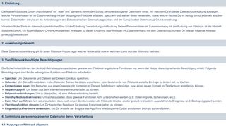 
                            9. Datenschutzerklärung - Flitebook