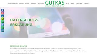 
                            8. Datenschutzerklärung | GUTKAS digital und datenschutz e.U.
