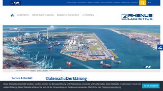 
                            12. Datenschutzerklärung - Rhenus Seaports