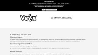 
                            5. Datenschutzerklärung - Velix