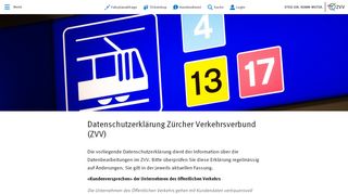 
                            11. Datenschutzerklärung – ZVV