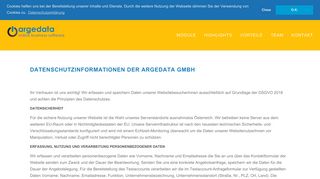 
                            9. Datenschutzinformationen der ArgeData GmbH ...