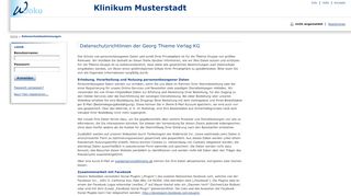 
                            11. Datenschutzrichtlinien der Georg Thieme Verlag KG - Thieme WDoku