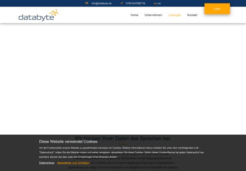 
                            8. Datenservice - databyte - first business source