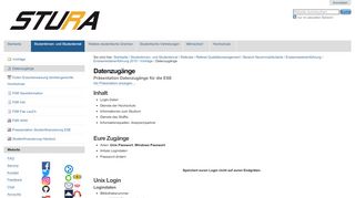 
                            10. Datenzugänge — Website StuRa HTW Dresden