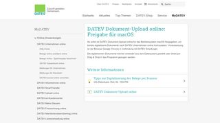 
                            4. DATEV Dokument-Upload online: Freigabe für macOS