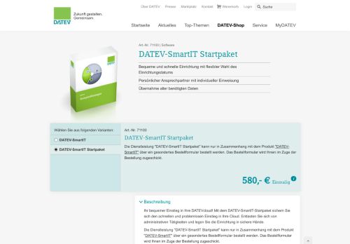 
                            13. DATEV-SmartIT Startpaket