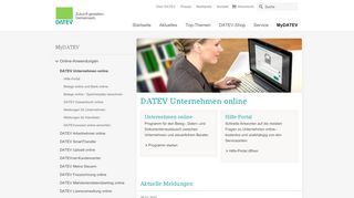 
                            1. DATEV Unternehmen online - Anwendung starten und Hilfe