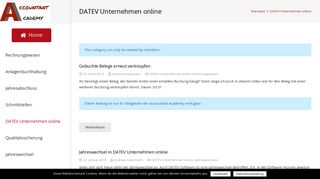 
                            11. DATEV Unternehmen online Archive - Accountant Academy
