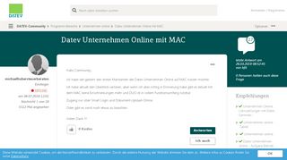 
                            7. Datev Unternehmen Online mit MAC | DATEV-Community