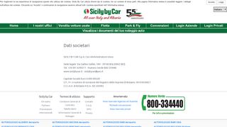 
                            5. Dati soc. - Sicily By Car