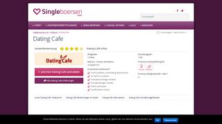 
                            7. ᐅ DATING CAFE Erfahrungen 2019 // Test ... - Singleboersen.com