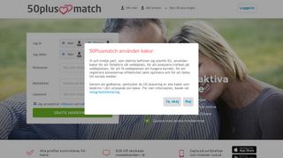 
                            3. Dating för aktiva 50-plussare - 50plusmatch.se