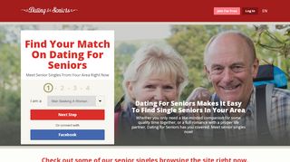 
                            2. Dating For Seniors - Senior Dating, Singles and Personals!