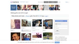 
                            4. Dating girls over 20 in Login | Topface