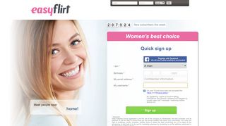 
                            2. Dating online with EasyFlirt : Dating Website + chat