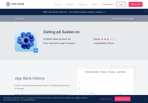 
                            12. Dating på Sukker.no App Ranking and Store Data | App Annie