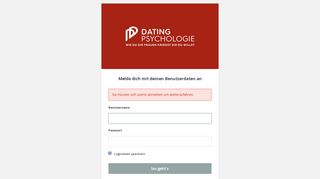 
                            1. Dating-Psychologie