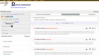 
                            11. Dating Testsiegel - Browse the Latest Snapshot - RSSing.com