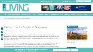 
                            4. Dating Tips for Singles in Singapore - Expat Living Singapore