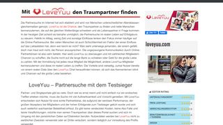 
                            4. Datingportal-Erfahrungen: Mit Loveyuu den Traumpartner finden