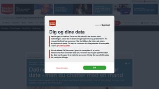 
                            13. Datingsider lokker med en lækker date - men du chatter med en mand ...