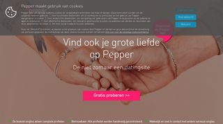 
                            2. Datingsite Pepper: vind jouw liefde online met dé dating site!