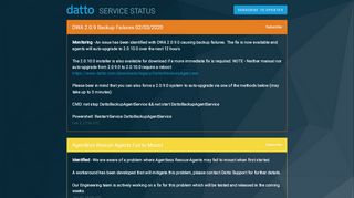 
                            3. Datto Status