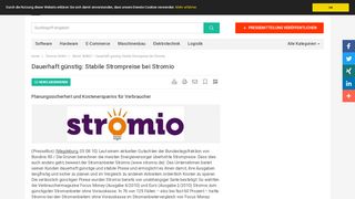 
                            11. Dauerhaft günstig: Stabile Strompreise bei Stromio - Stromio GmbH ...