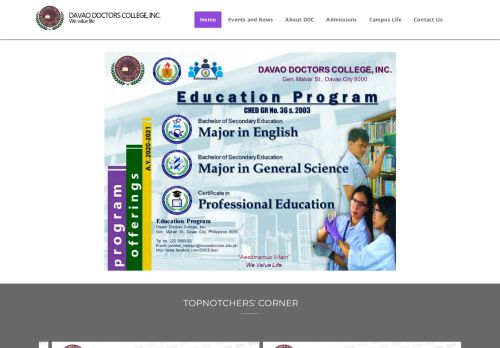 
                            13. Davao Doctors College, Inc. – We value life