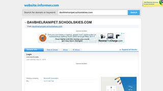 
                            1. davbhelranipet.schoolskies.com at Website Informer. Login. Visit ...