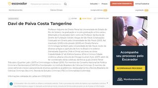 
                            9. Davi de Paiva Costa Tangerino | Escavador