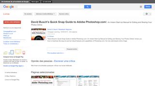 
                            10. David Busch's Quick Snap Guide to Adobe Photoshop.com: An Instant ... - Resultado da pesquisa de livros do Google