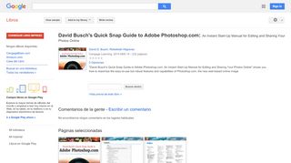 
                            7. David Busch's Quick Snap Guide to Adobe Photoshop.com: An Instant ... - Resultado de Google Books