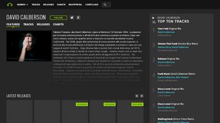 
                            11. David Calberson Tracks & Releases on Beatport