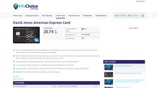 
                            10. David Jones American Express Card - InfoChoice Credit Card ...